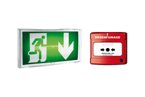 Blocs de secours et tappes de désenfumage